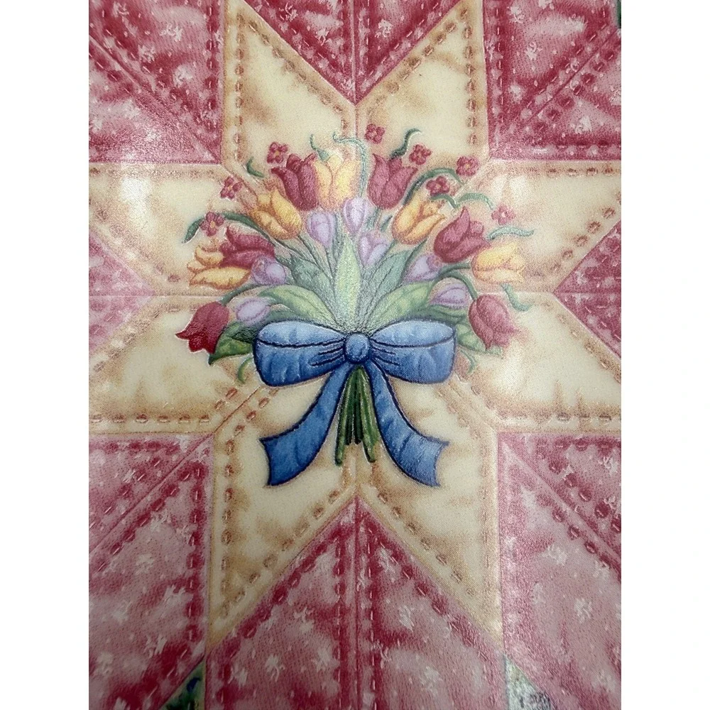 THE STAR Plate Cherished Traditions #2‎ Quilt Mary Ann Lasher Bradford Exchange